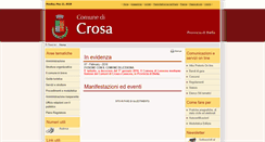 Desktop Screenshot of comune.crosa.bi.it